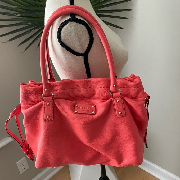 Kate Spade Pink Salmon Coral Shoulder Bag - Picture 2 of 14